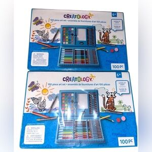 100-Piece Art Set - Blue